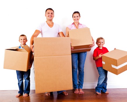 Moving truck in Queenspark for residential relocation