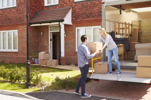 Professional team handling piano removals in Queenspark