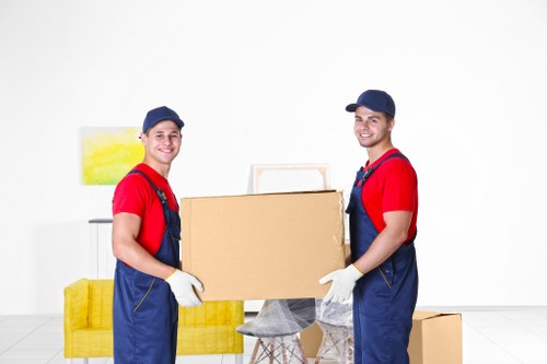 Office furniture dismantling and transport setup