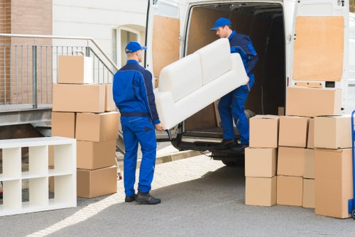 Customer raising a service complaint during a move