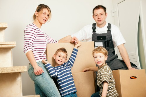 Queenspark man with van helping during a furniture relocation
