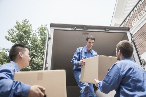 House movers planning a local move in Queens Park