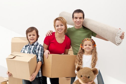Queenspark removal experts organizing an office relocation