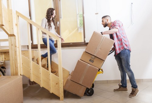 Specialist equipment used for safe piano moving in Queenspark